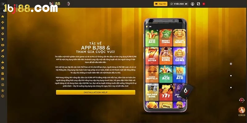 Tải app BJ88 anh em sẽ nhận được thông báo về các chương trình ưu đãi